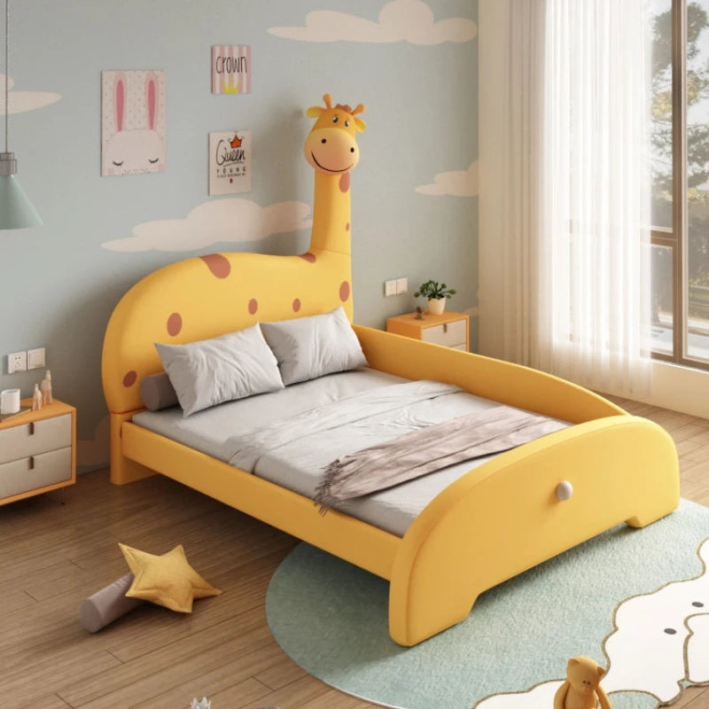 Giraffe Bed For Kids - Wood - Double, Queen and King size Bed with/without cabinets