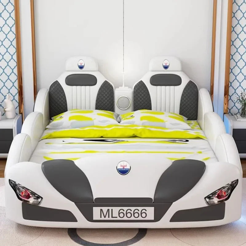 Race Car Bed with Storage For Kids