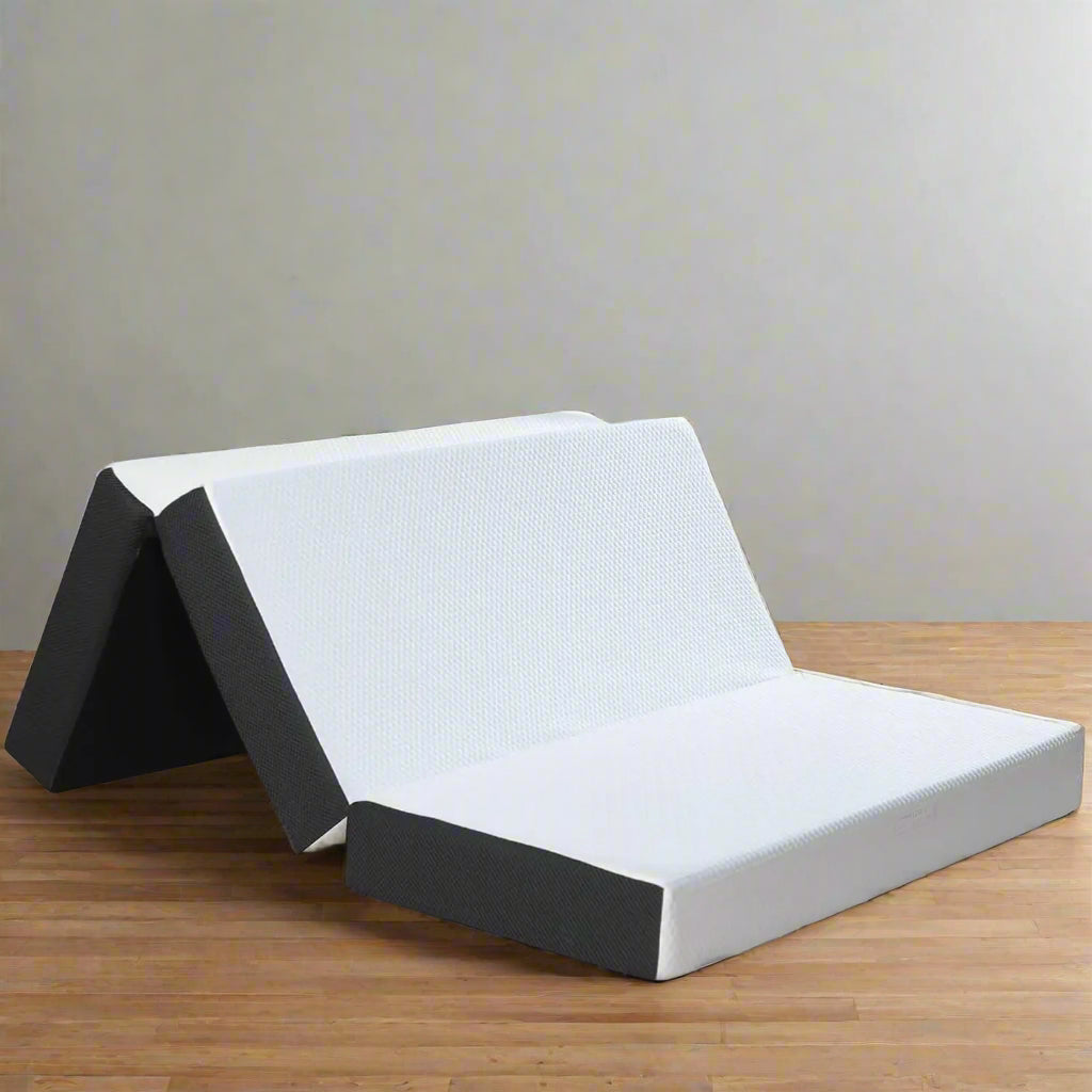 Tri-Folding Memory Foam Mattress with Washable Cover - 6 Inch
