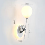 Bear Wall Light Fixture for Kids Room chrome