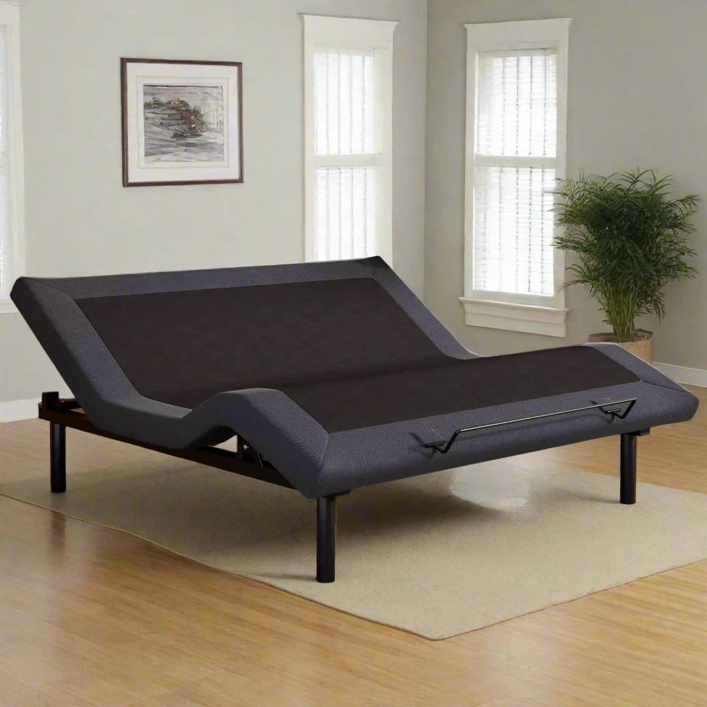 Electric Adjustable Bed Frame Base - Ergonomic Upholstered – Dreamy ...