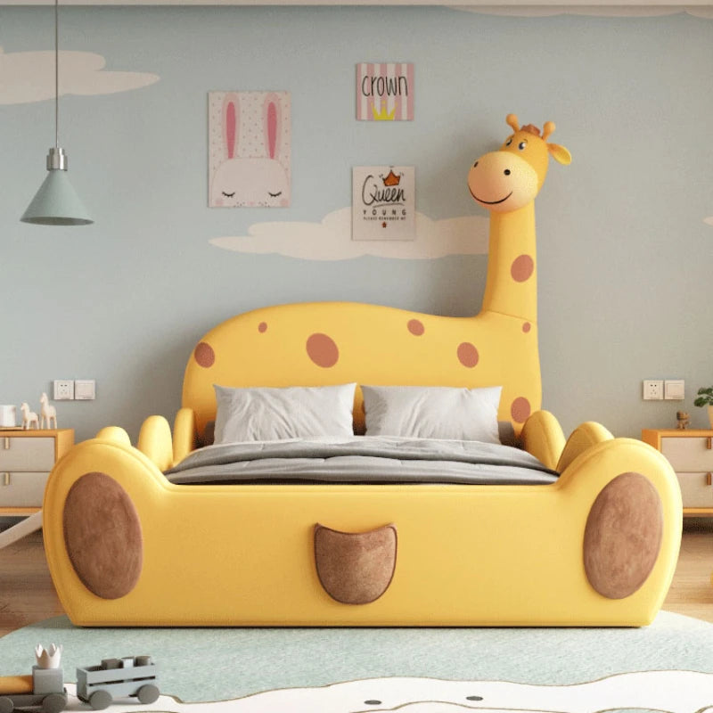 Giraffe Bed For Kids - Wood - Double, Queen and King size Bed with/without cabinets