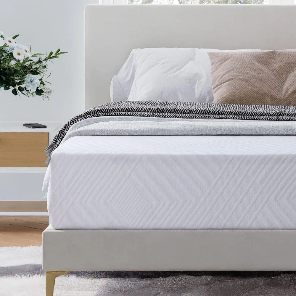 Queen Mattress - Memory Foam - 10 Inch CertiPUR-US Certified & Fiberglass Free