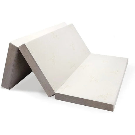 Tri-Folding Memory Foam Mattress with Washable Cover